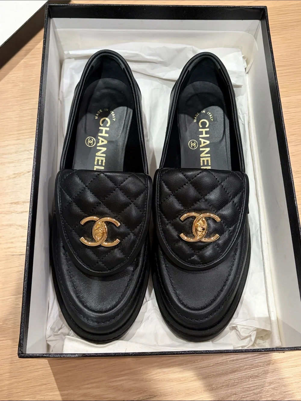 CHANEL classic loafers